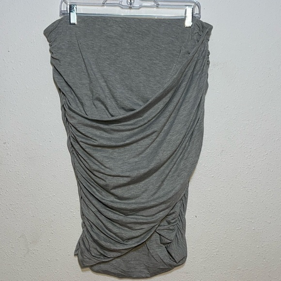 Kardashian Kollection Womens Rugged Grey Skirt Size XL - Picture 3 of 14